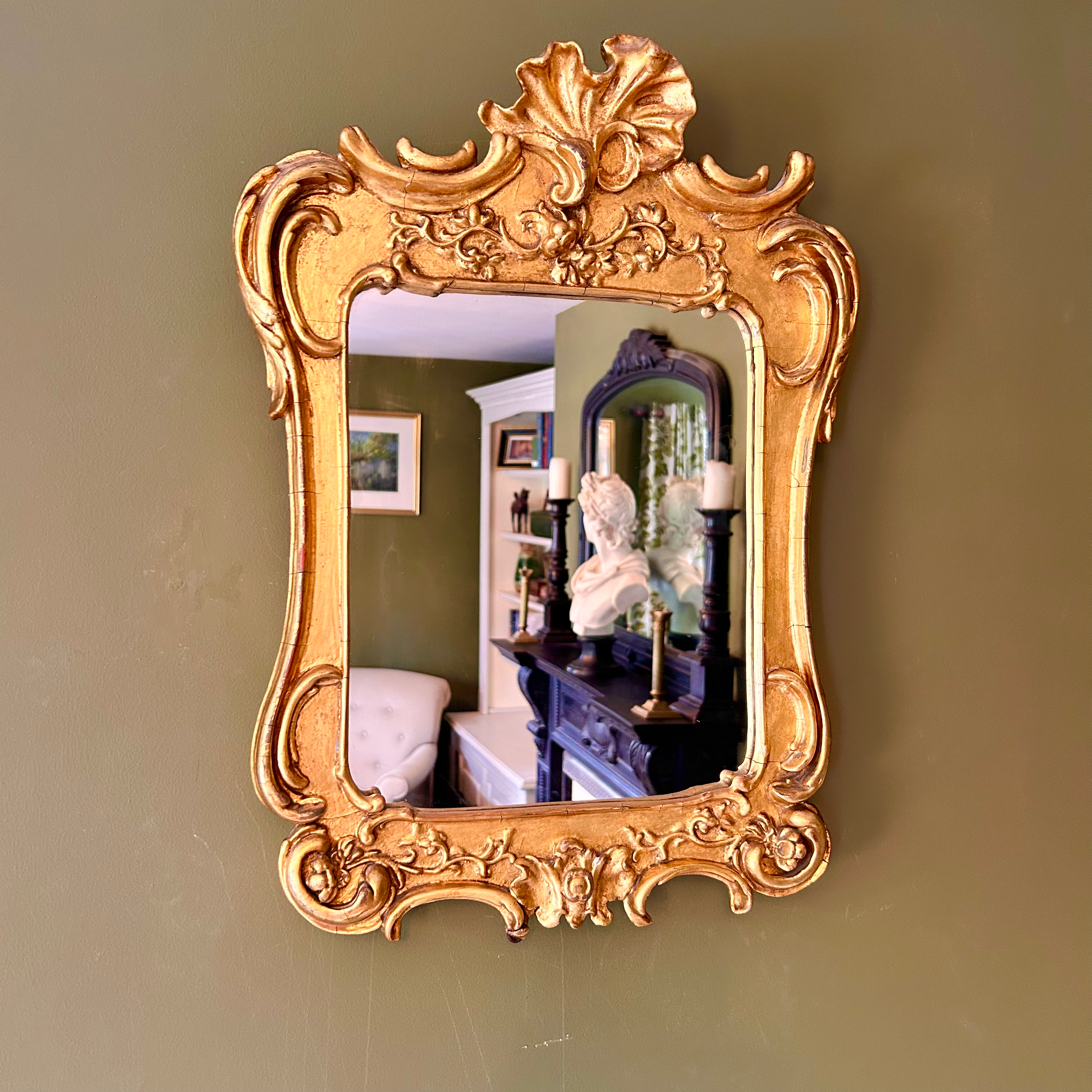 Antique Gilt Framed Mirror