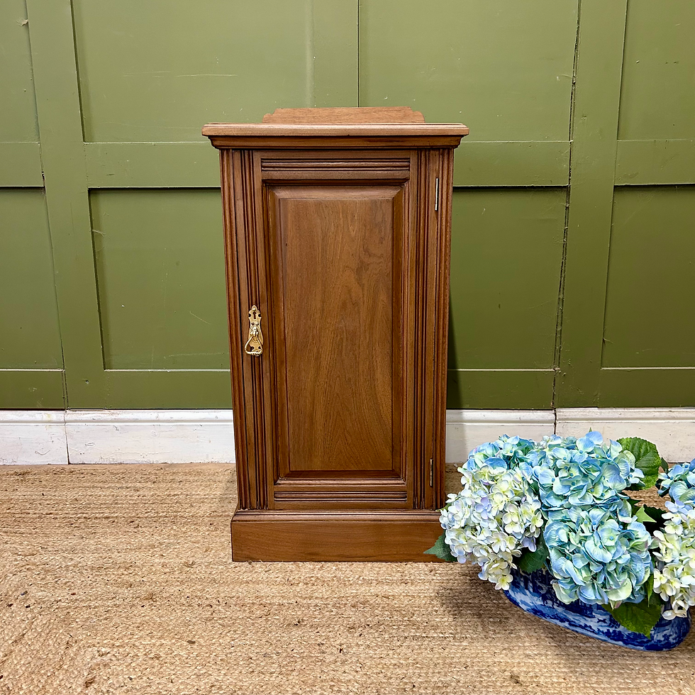 Thumbnail: Antique Mahogany Single Door Pot Cupboard 
