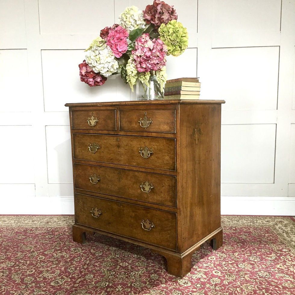 Thumbnail: Antique Burr Walnut Chest