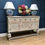 Thumbnail: Antique Solid Oak Carved Sideboard with Lime Wax Finish