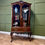 Thumbnail: Antique Burr Walnut Glazed Cabinet by Gillespie & Woodside 