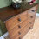 Thumbnail: Antique Mahogany Chest of Drawers Ivory Inset Handles 