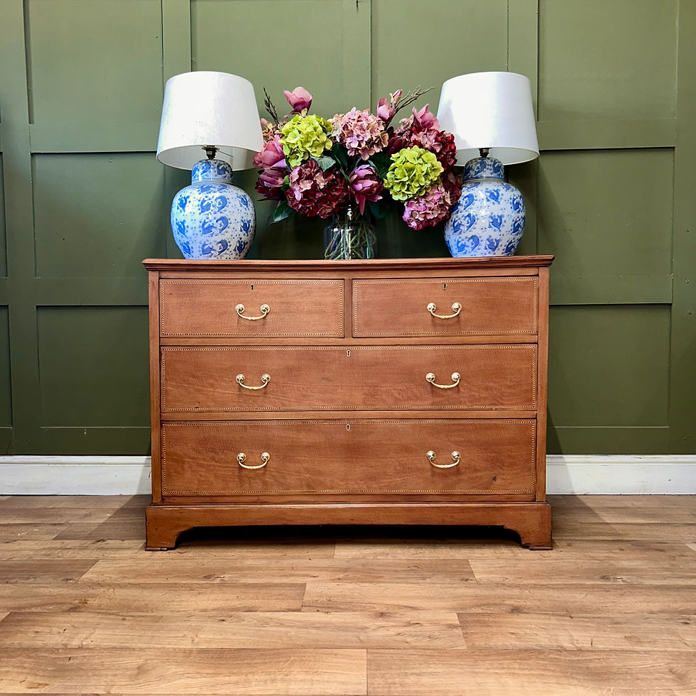 Thumbnail: Antique Edwardian Inlaid Chest