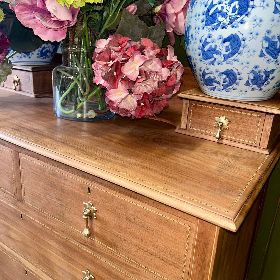 Thumbnail: Antique Edwardian Inlaid Chest Console