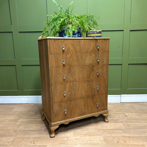 Antique 5 Drawer Chest Original Brass Handles Mysite