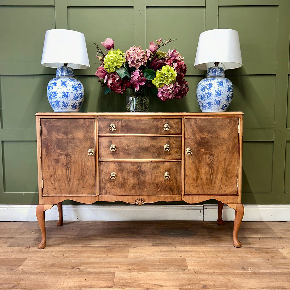 Thumbnail: Antique Walnut Sideboard 