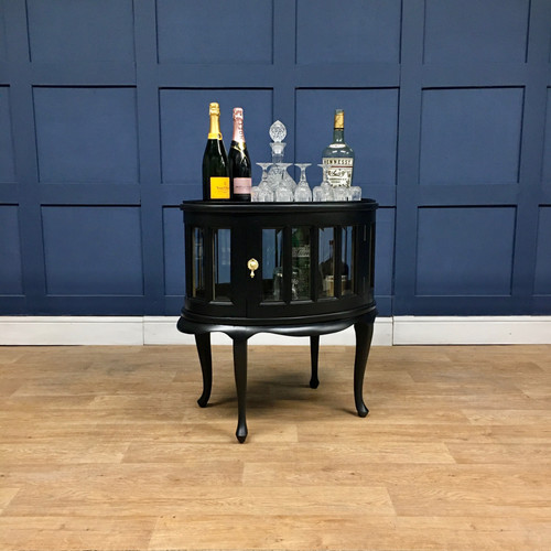 Oval Glazed Black Drinks Mysite