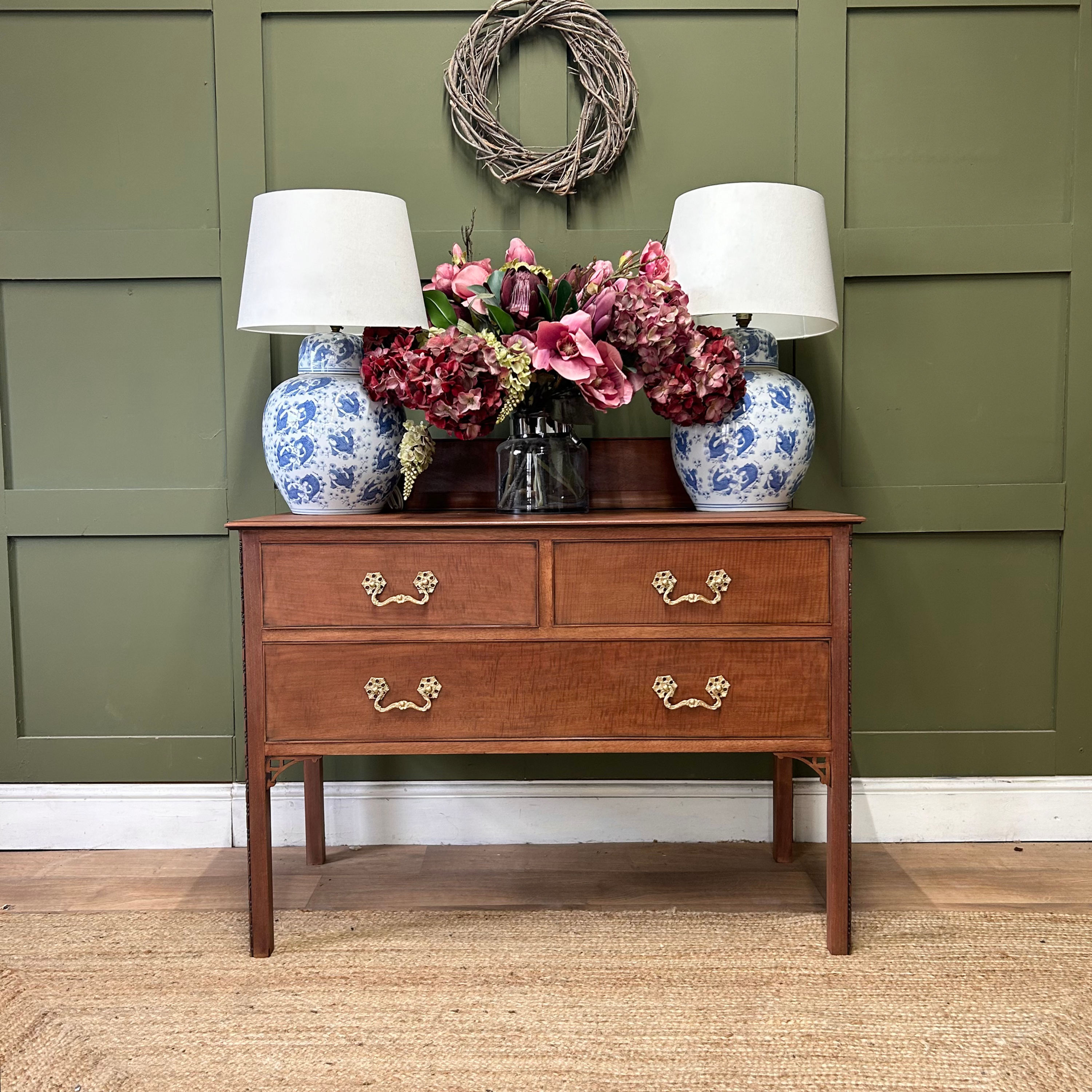 Antique Edwardian Chest Console