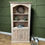 Thumbnail: Solid Pine Tall Open Bookcase Lime Waxed Finish 