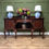 Thumbnail: Antique Georgian Sideboard with Brass Gallery 