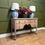 Thumbnail: Antique Oak Console Sideboard on Castors  