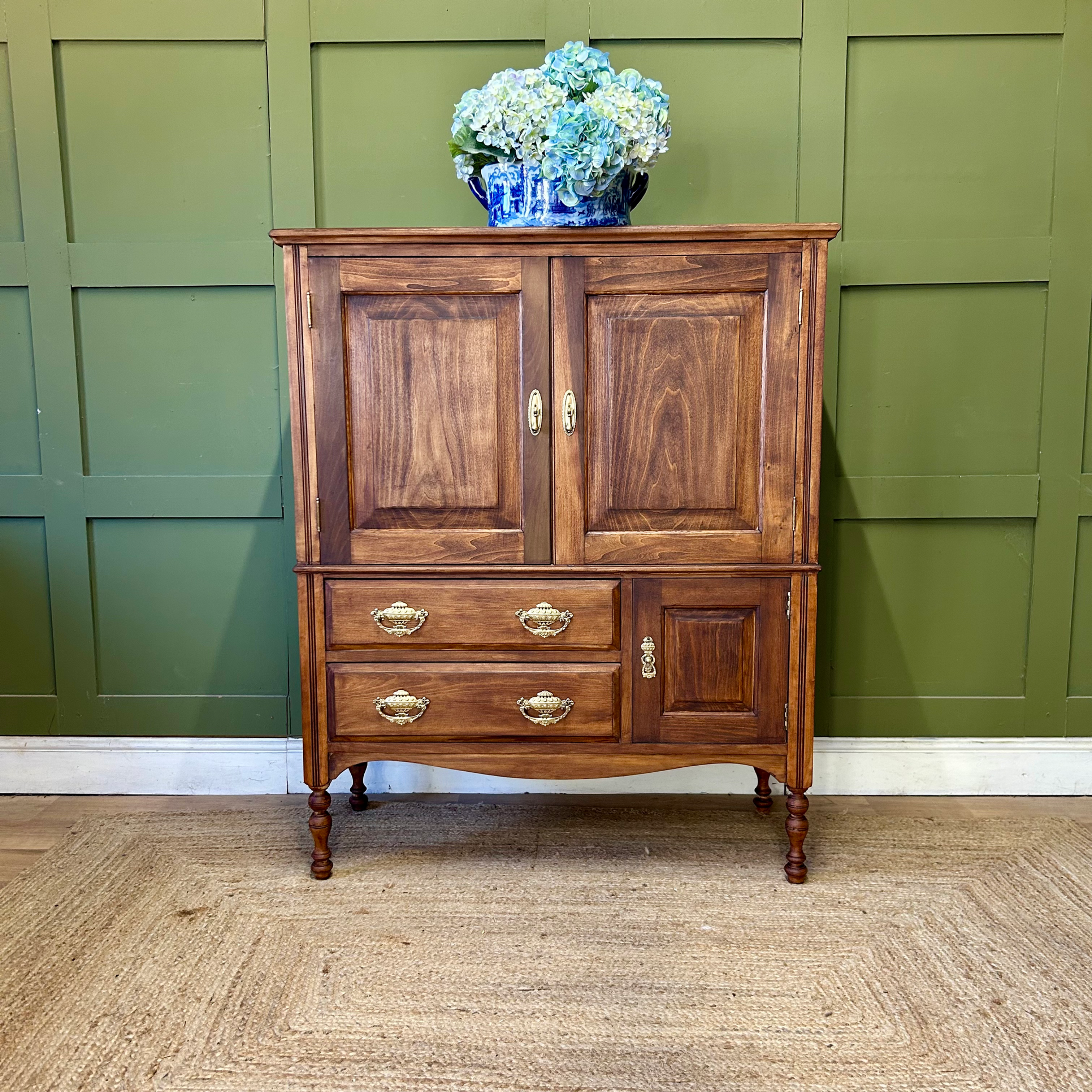 Antique Linen Press Cupboard 
