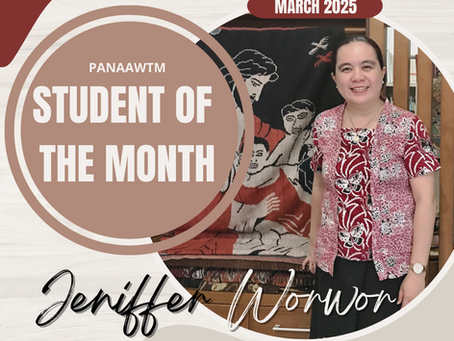 Student of the Month: Jeniffer Wowor