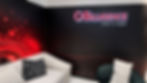 Custom halo illuminated LED signage designed and installed for a Sydney office reception.