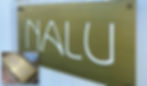 Custom cut-out brass signage.