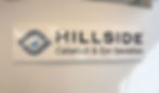 Laser-cut acrylic reception sign for Hillside Cataract & Eye Specialists in Sydney.