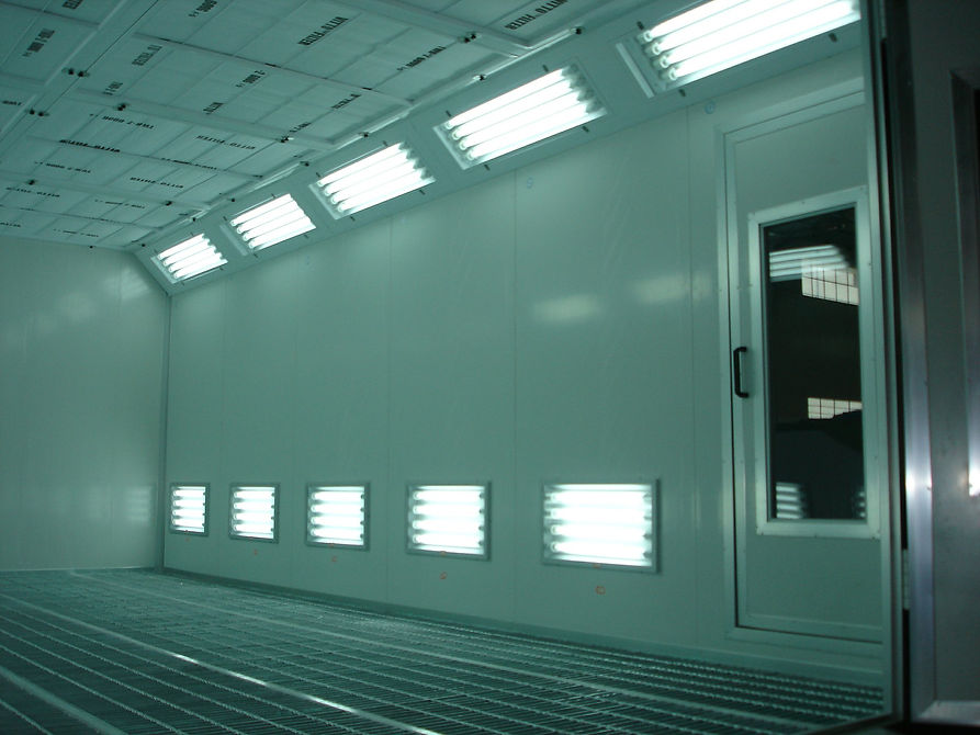 spray booth installation and sale in Scandinavia and Baltic countries