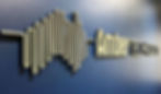 Corporate reception signage Sydney with custom 3D logo and lettering for Amber Technology