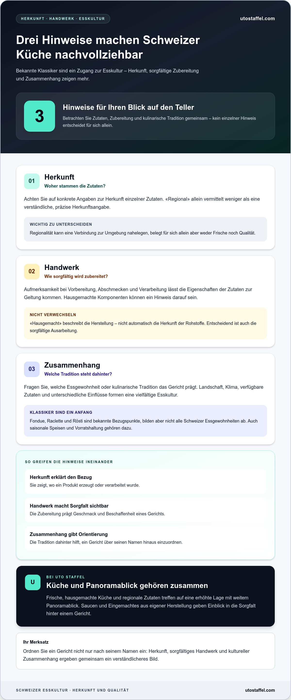 Authentische schweizer küche