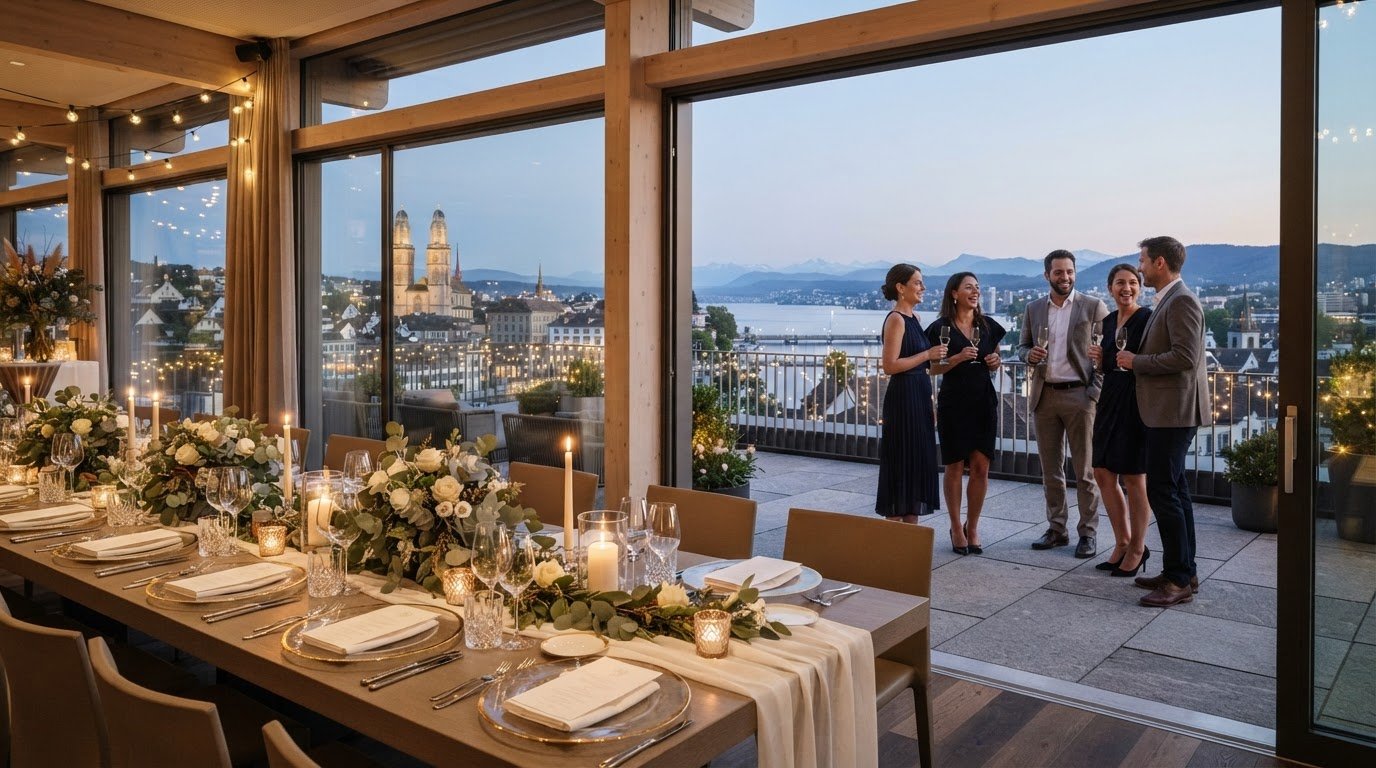 Feierlocations in Zürich für Geburtstage, Hochzeiten und mehr