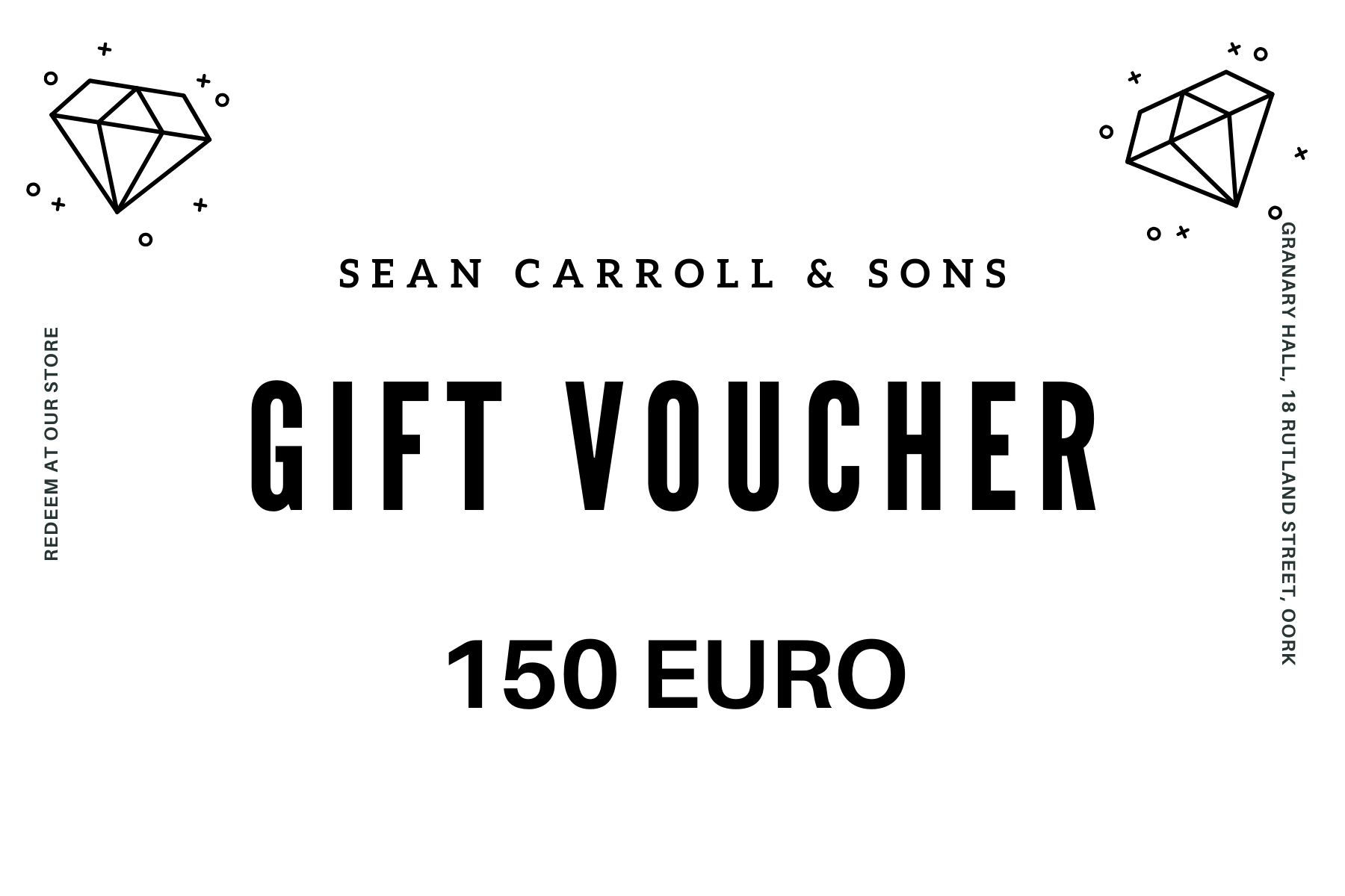 GIFT VOUCHER 150 EURO