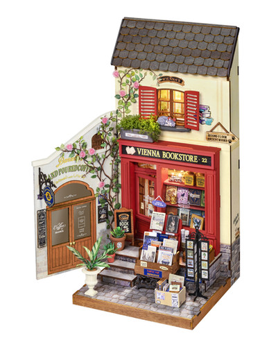 DG183 Vienna Bookstore | Robotime