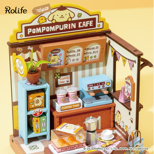 DA004 ポムポムプリンのカフェ | Robotime