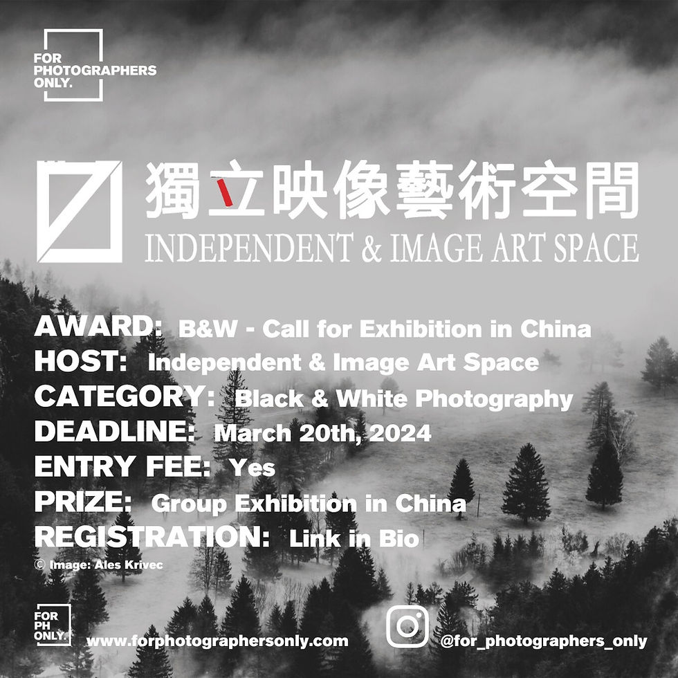 Independent & Image Art Space 独立映像艺术空间 - Call for a Group Exhibition