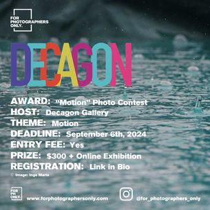 Decagon Gallery - “Motion” Photo Contest