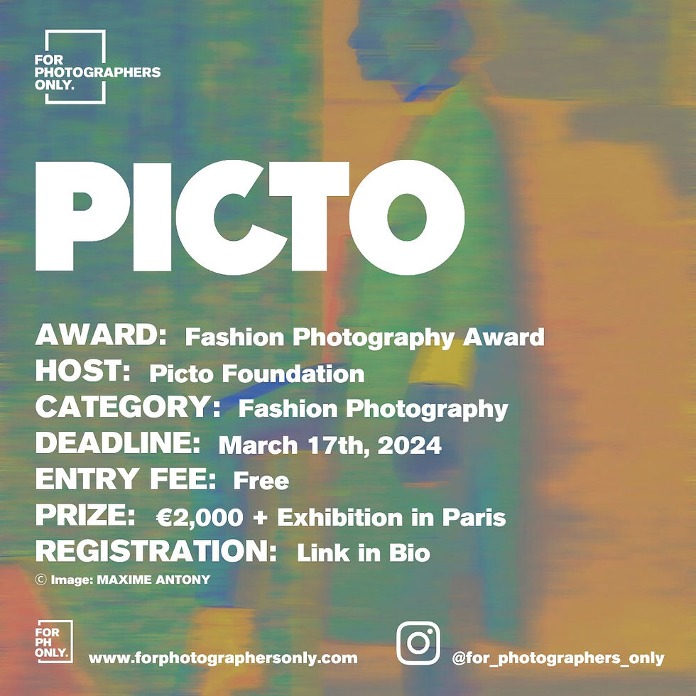 Fashion Photography Prize 2024