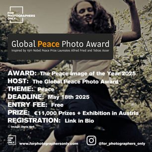 Global Peace Photo Award - The Peace of the Year 2025