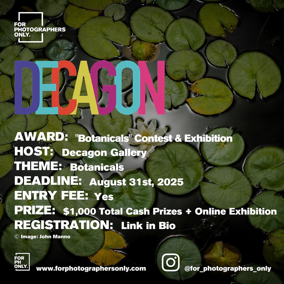 Decagon Gallery - "Botanicals" Online Photography Exhibition