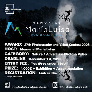 37th Memorial Maria Luisa Photo and Video Contest