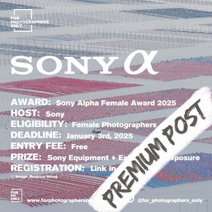 Sony Alpha Female Award