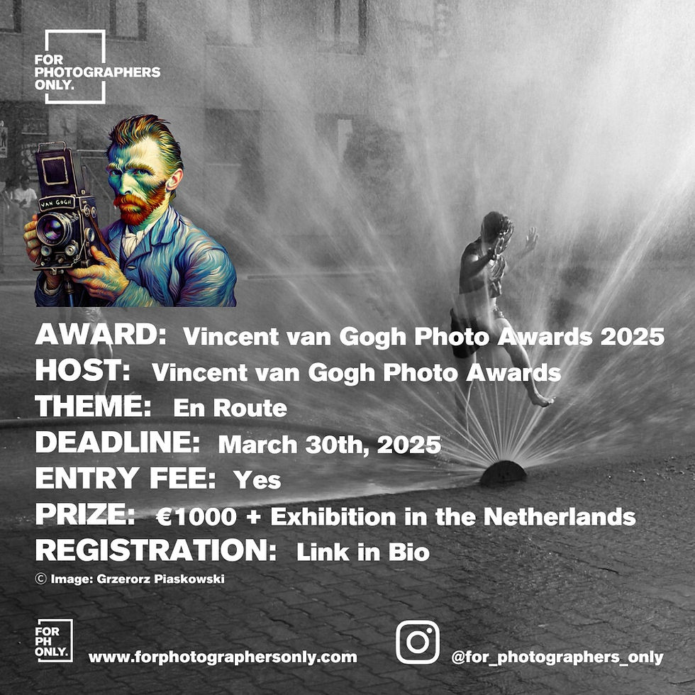 Vincent van Gogh Photo Awards 2025