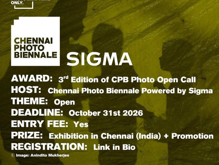 Chennai International Photo Biennale - CPB International Photography Open Call Edition 3