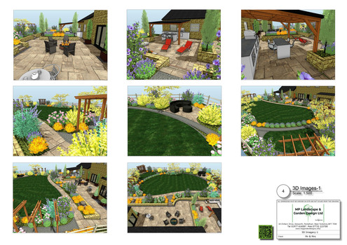 Landscape design for a property in Sheffield by MP Landscape & Garden Design Ltd