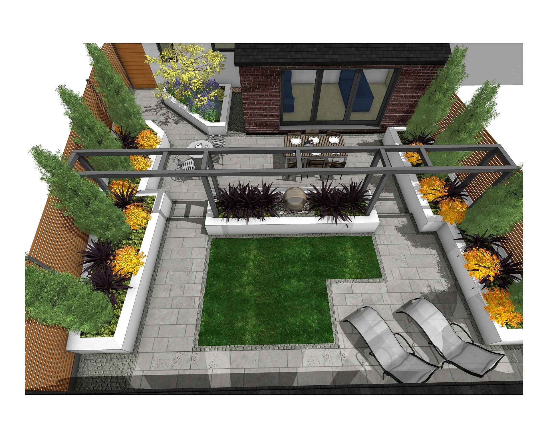 Garden design for a property in Doncaster by MP Landscape & Garden Design