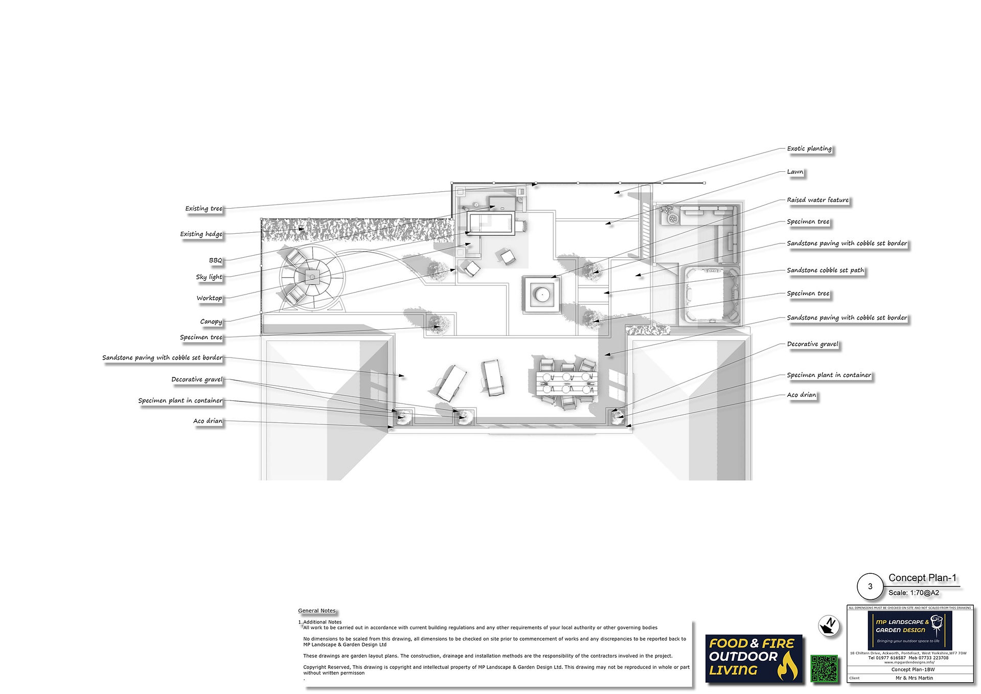 Garden design for a property in Pontefract by MP Landscape & Garden Design