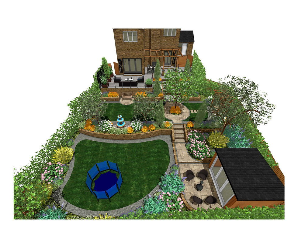 Transforming a Three‑Level Garden in Pontefract: Concept Plans and Walkthrough Animation