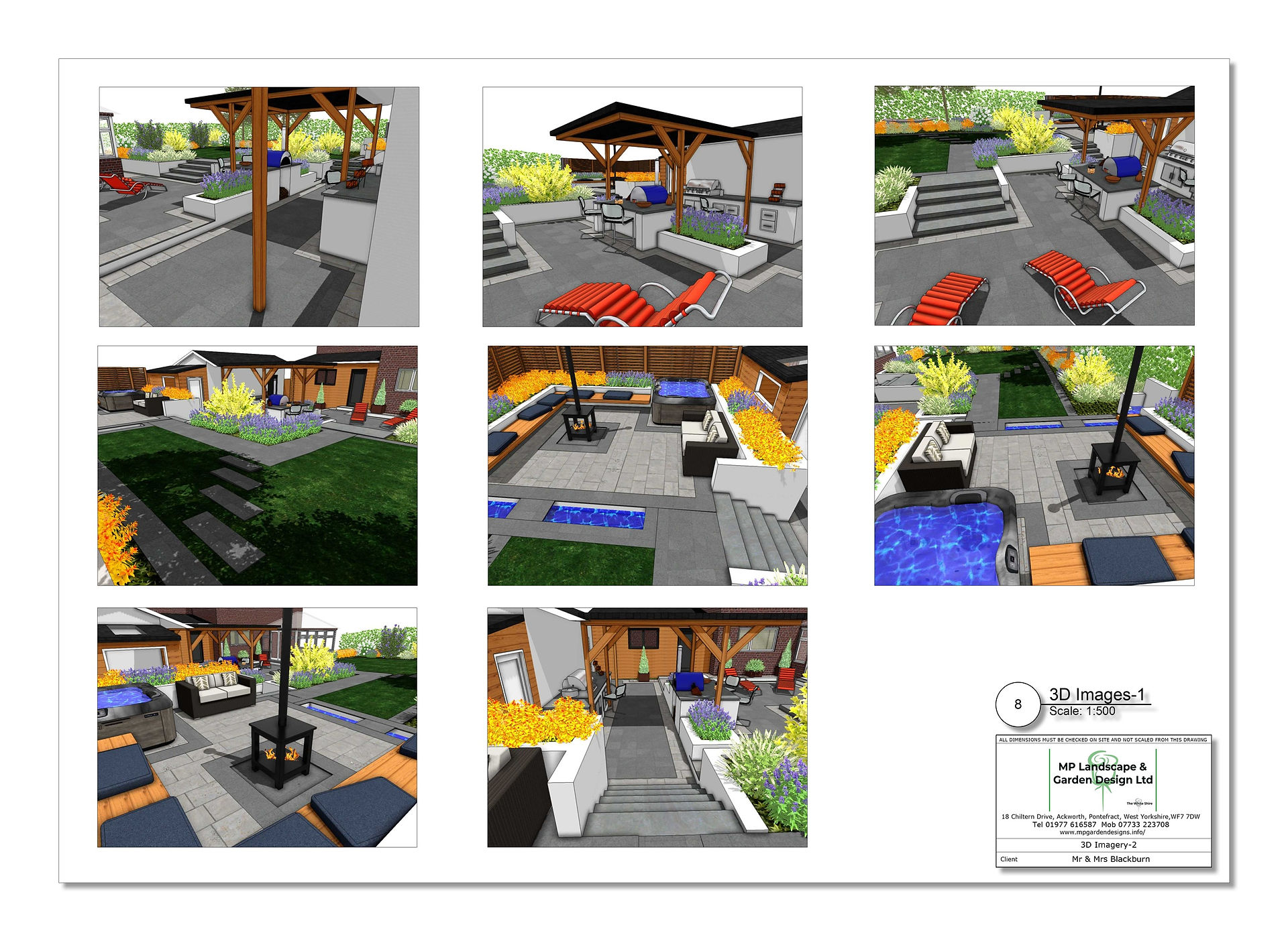 Garden design for a property in Wakefield by MP Landscape & Garden Design Ltd