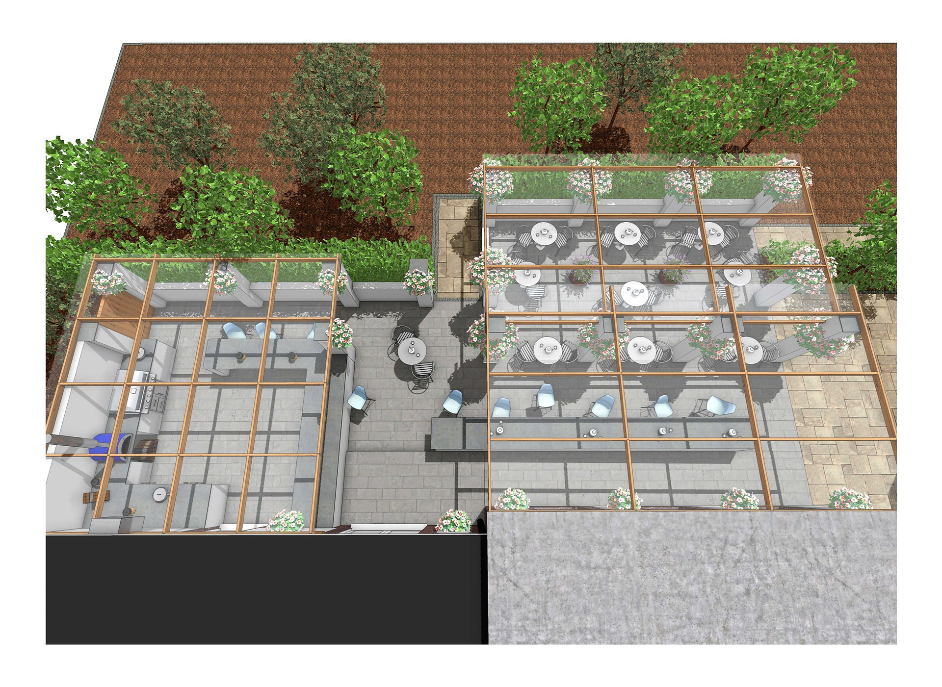 Landscape design for a property in Pontefract by MP Landscape & Garden Design