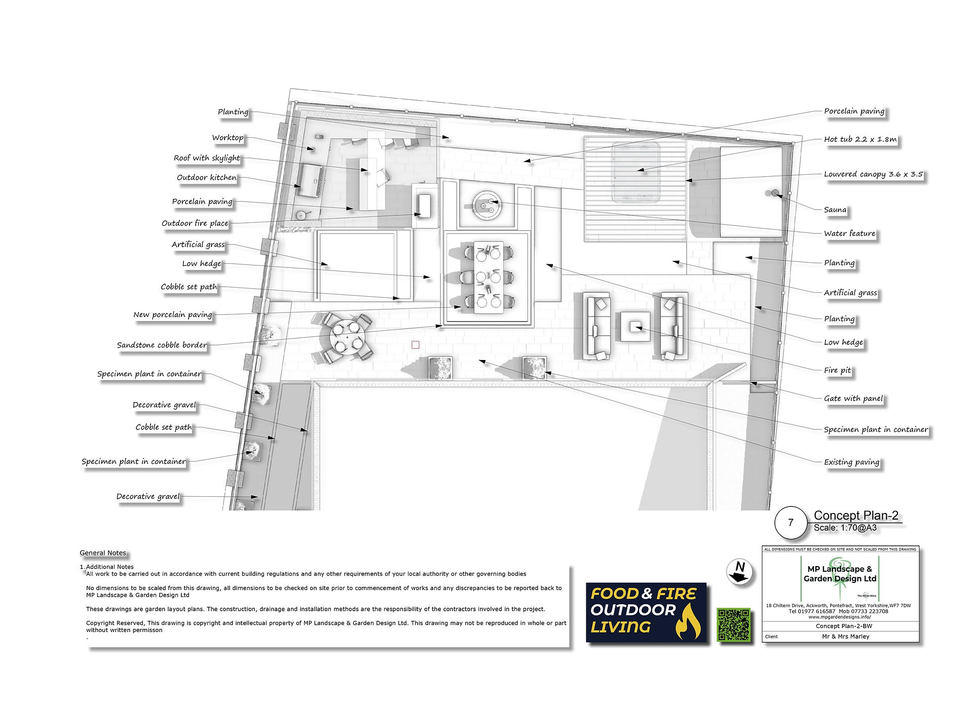 Landscape Design for a property in Pontefract by MP Landscape & Garden Design Ltd