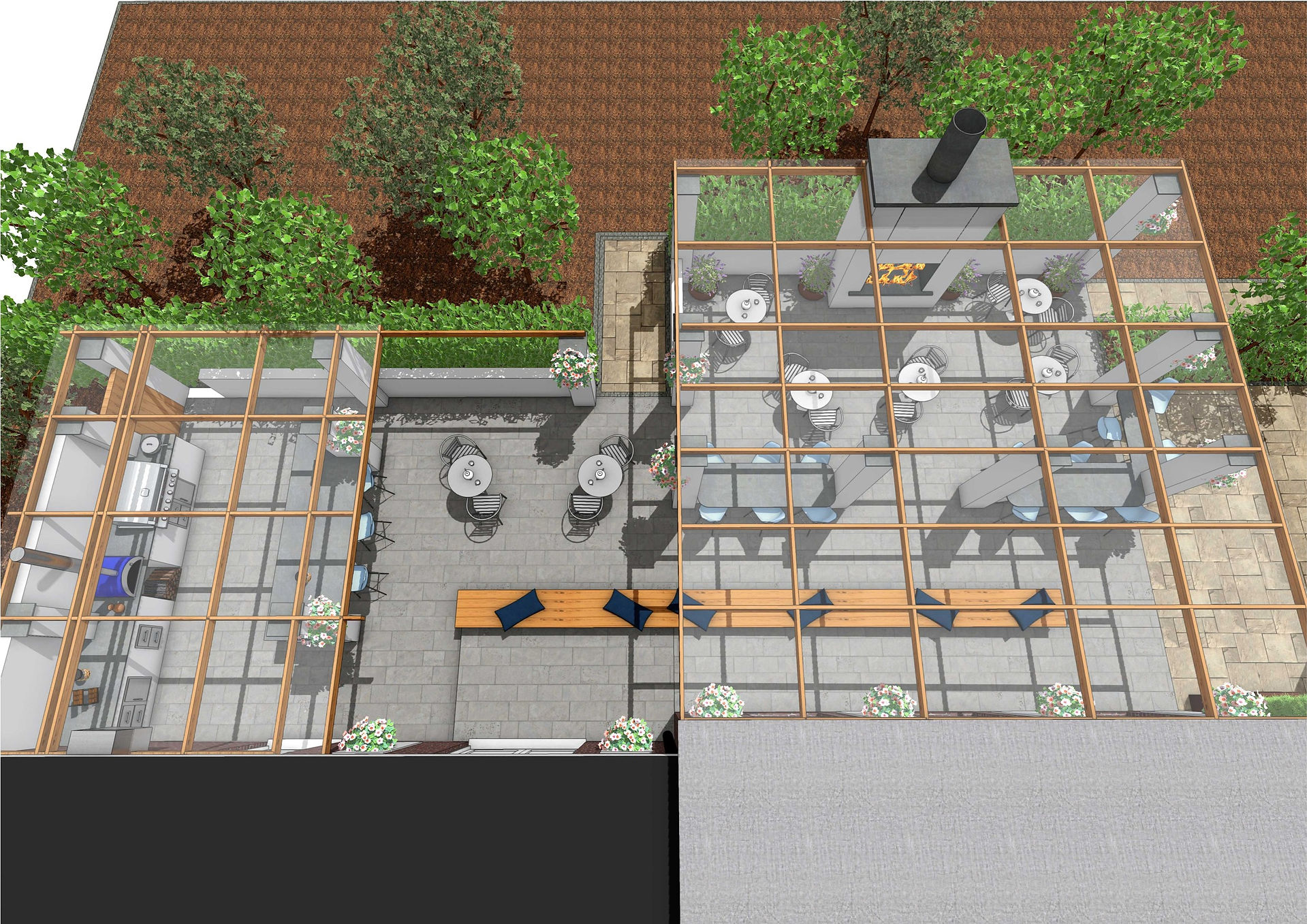 Landscape design for a property in Pontefract by MP Landscape & Garden Design