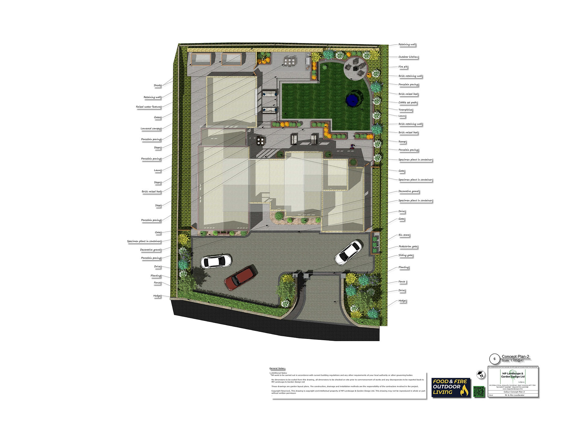 Landscape design for a property in Leeds by MP Landscape & Garden Design Ltd