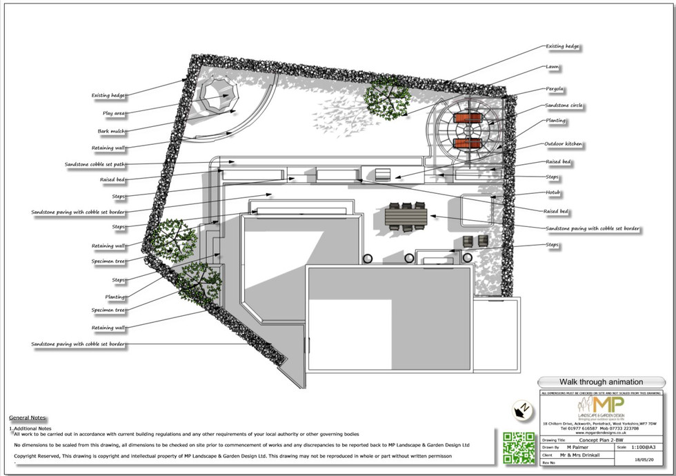 7, Concept plan-2 for a property in Badsworth