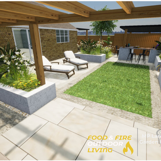 Garden design 3D Images.