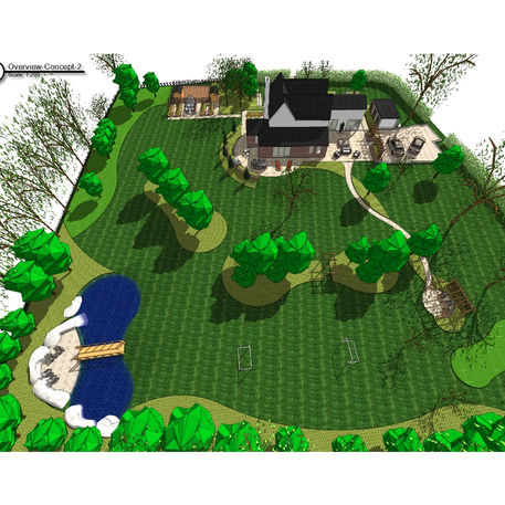 A Grand Garden Vision in Wakefield: Concept Plans and Walkthrough Animation