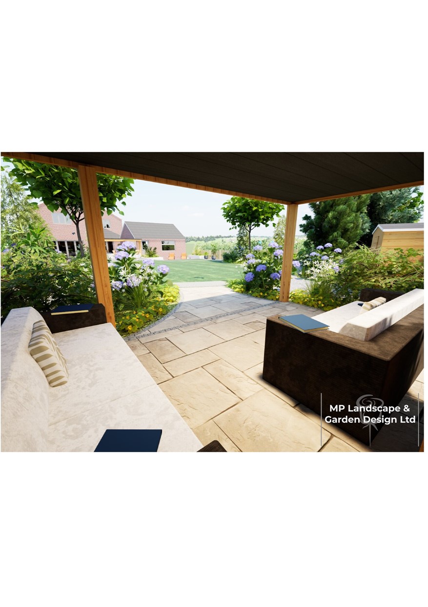 Landscape design for a property in Wakefield by MP Landscape & Garden Design Ltd