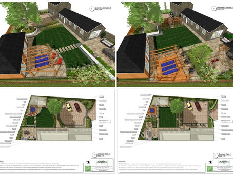 Outdoor kitchen design for a property in Leeds